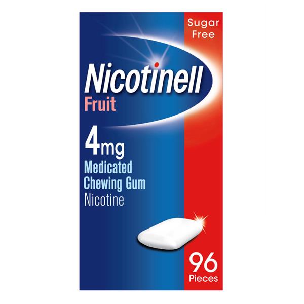 Nicotinell Fruit Gum 4mg - 24/96 Pack
