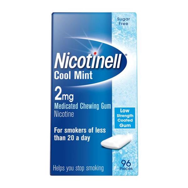 Nicotinell Gum Cool Mint 2mg - 24 / 96 Pack