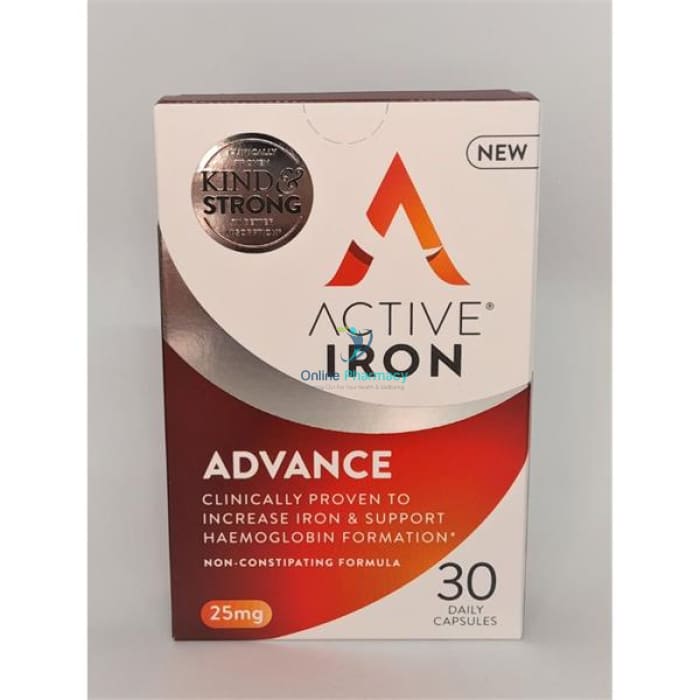 Active Iron Advance - 30 Capsules - OnlinePharmacy