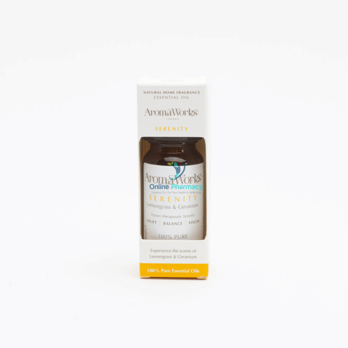 Aromaworks Lemongrass & Germanium Serenity Essential Oil - 10Ml Skin Care