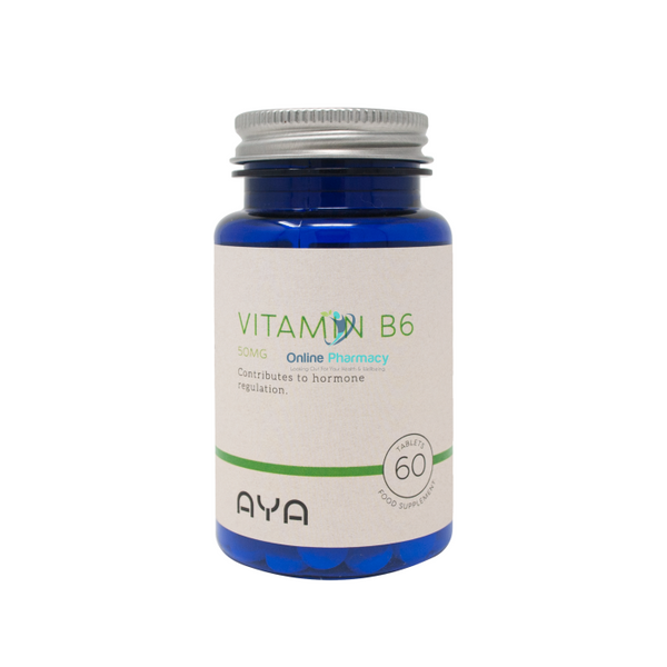 AYA Vitamin B6 50mg - 30 Tabs - OnlinePharmacy