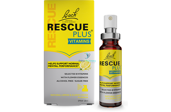 Bach Rescue Plus Vitamins Spray - 20Ml Sleeping Aids & Anxiety