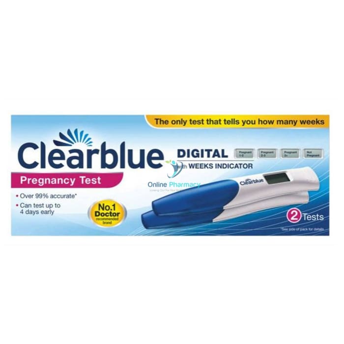 Clearblue Digital Ultra Early Pregnancy Test - 1/2 Pack - OnlinePharmacy