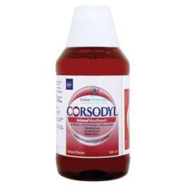 Corsodyl Aniseed Mouthwash - 300ml - OnlinePharmacy