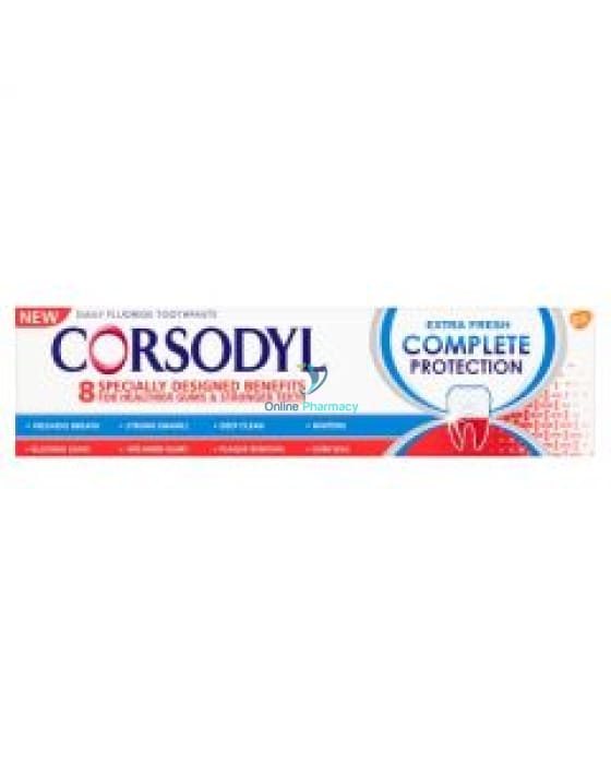 Corsodyl Complete Extra Fresh Toothpaste - 75ml - OnlinePharmacy