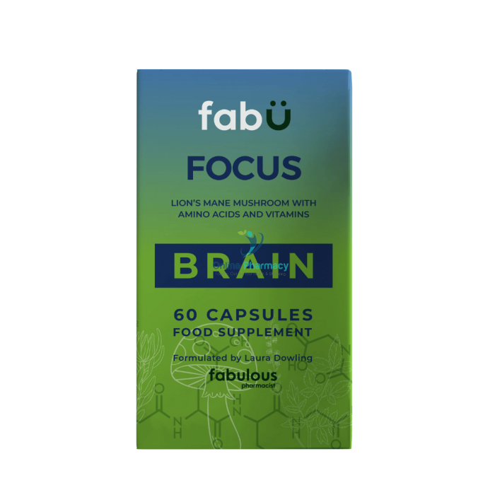 fabÜ Focus Brain - 60 Capsules