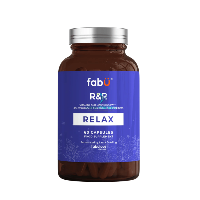 Fabü R&R Relax - 60 Capsules Vitamins & Supplements