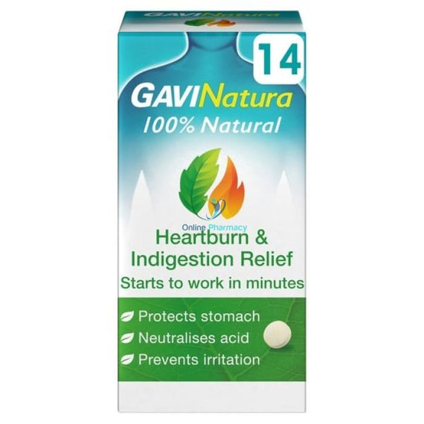 Gaviscon GaviNatura Natural Heartburn and Indigestion Relief - 14 Pack - OnlinePharmacy