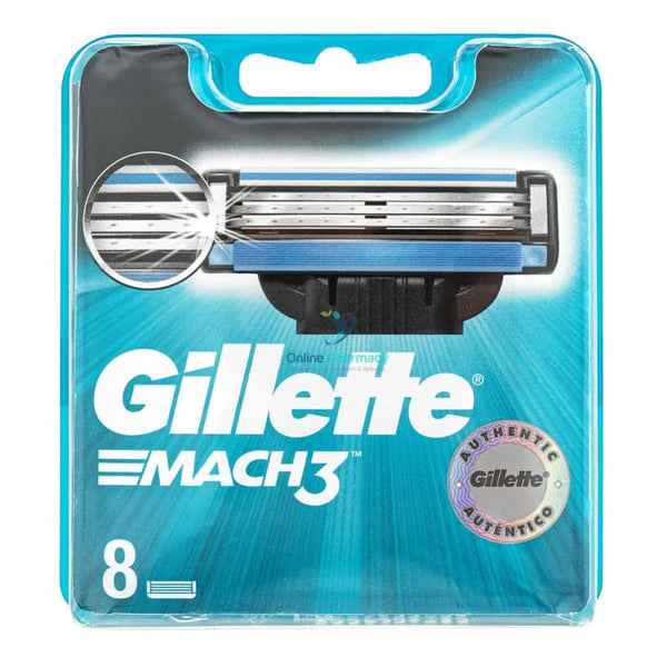 Gillette Mach 3 Cartridges 8's - OnlinePharmacy