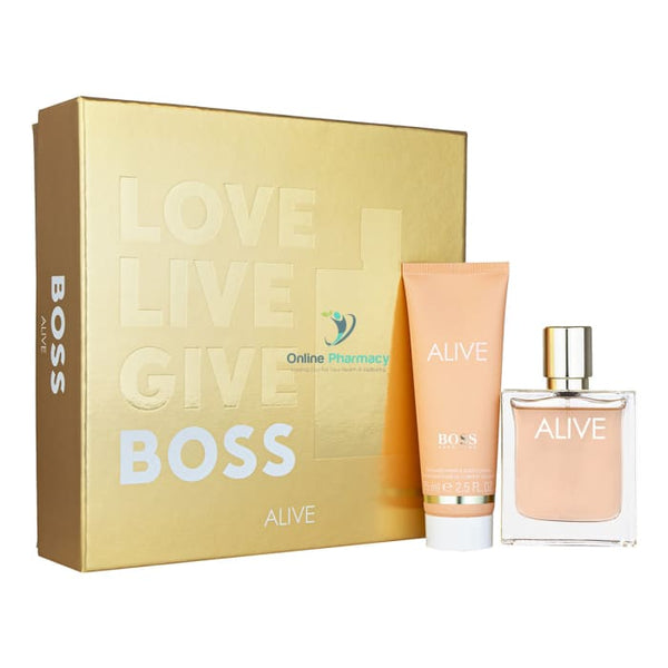 Hugo Boss Alive Eau De Parfum 50Ml 2 Piece Gift Set Perfume