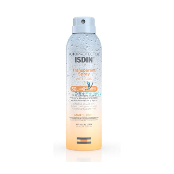 Isdin Fotoprotector Transparent Spray¢ Wet Skin Spf50 250Ml Suncare