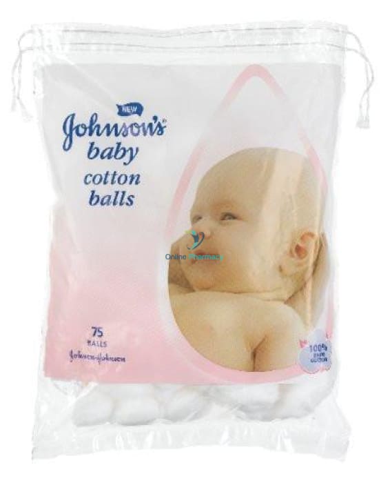 Johnson’s Baby Cotton Balls - 75 Pack - OnlinePharmacy