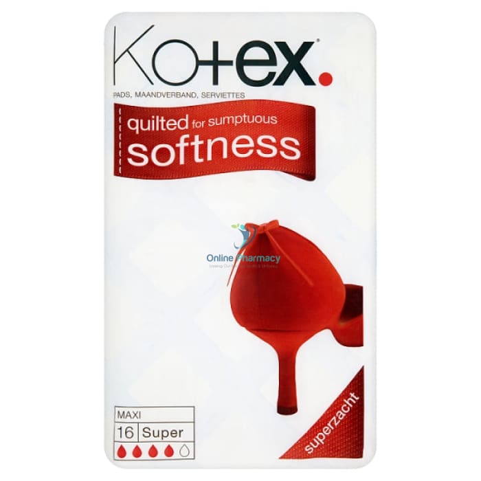 Kotex Maxi Super - 16 Pack - OnlinePharmacy