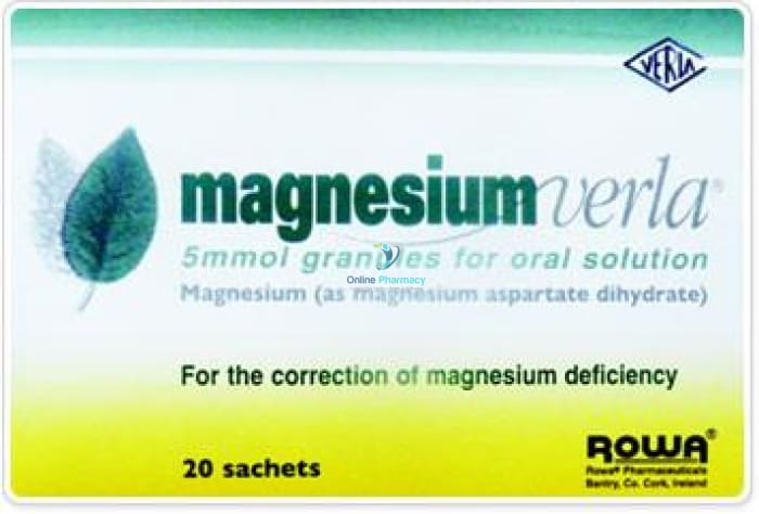 Buy Magnesium Verla Granules Online Magnesium Deficiency Treatment