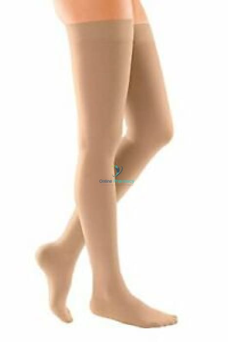 Medi Duomed Soft Class 1 Thigh Length Compression Stockings With Silicone Topband - OnlinePharmacy