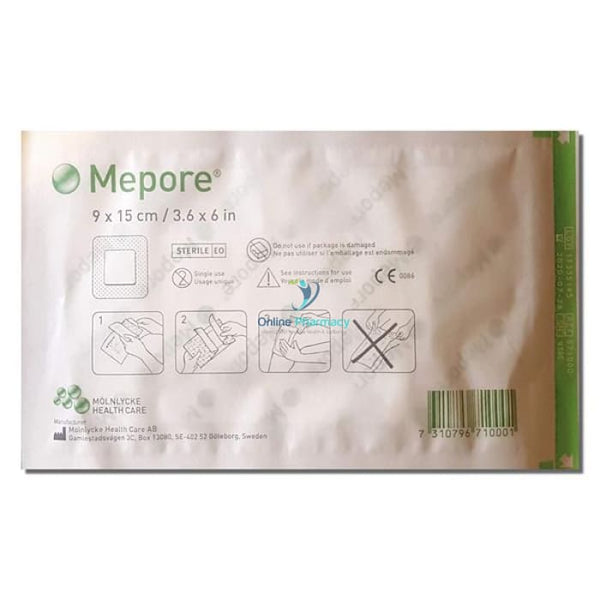 Mepore Adhesive Wound Dressing - 9cm X 15cm (Single Dressing) - OnlinePharmacy