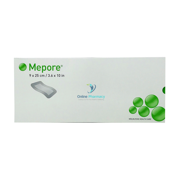 Mepore Adhesive Wound Dressing - 9cm X 25cm (30 Pack) - OnlinePharmacy