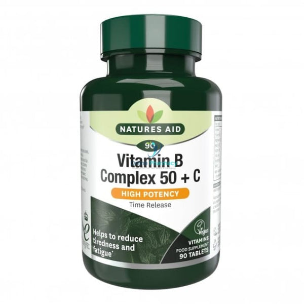 Natures Aid Vitamin B Complex 50 + C - 30 Pack - OnlinePharmacy