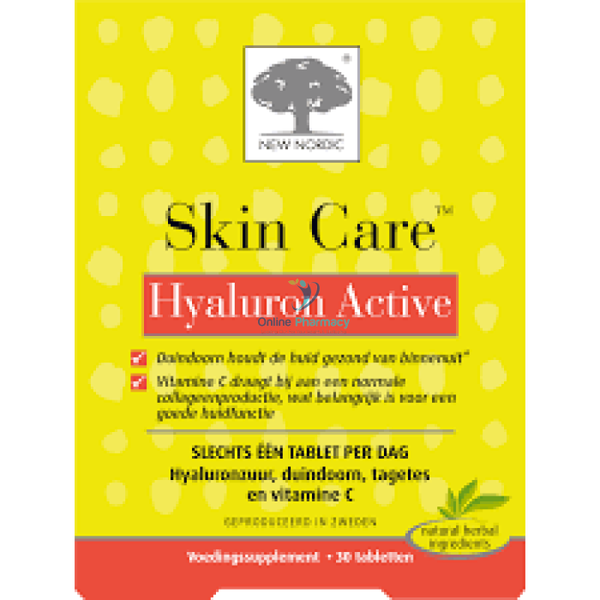 New Nordic Hyaluron Active 30 Tabs Health & Beauty