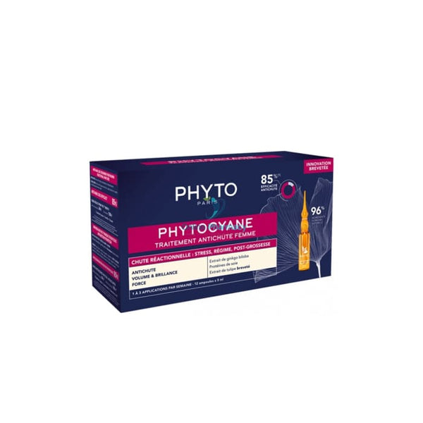 Phyto Phytocyane Anti Hair Loss Reactional Treatment Women 12 X 5Ml Care