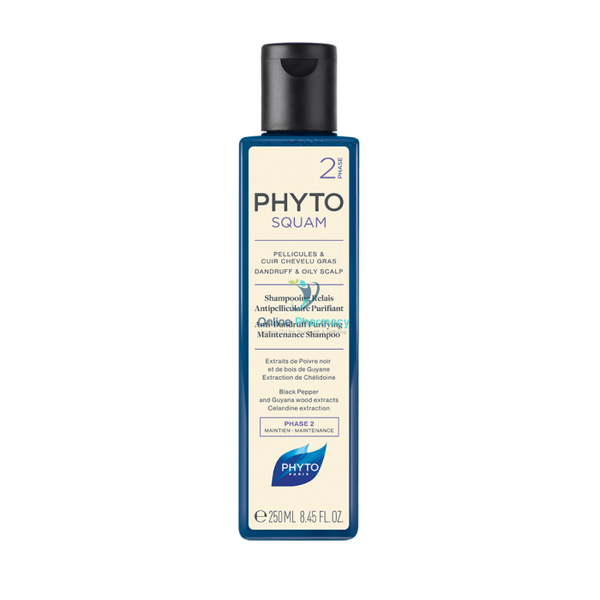 Phyto Phytosquam Anti Dandruff Purifying Shampoo (Oily) 250ml