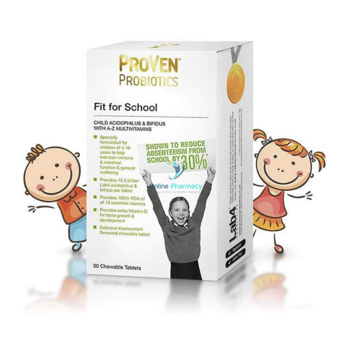 ProVen Probiotics Fit for School - 30 Chewable Tabs