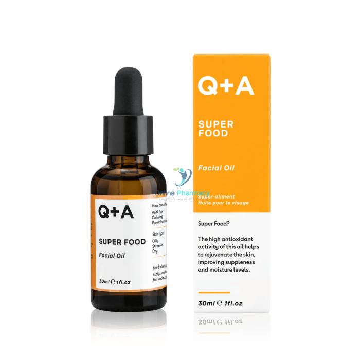 Q + A Superfood Facial Oil 30Ml Serums & Oils