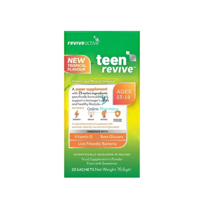 Revive Active Teen Tropical - 20 Sachets Multivitamins