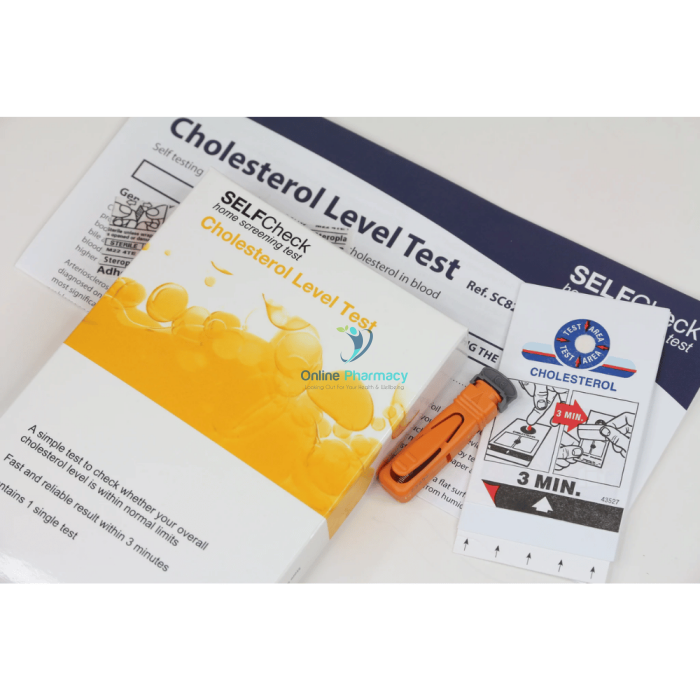 Selfcheck Cholesterol Test Medical Tests
