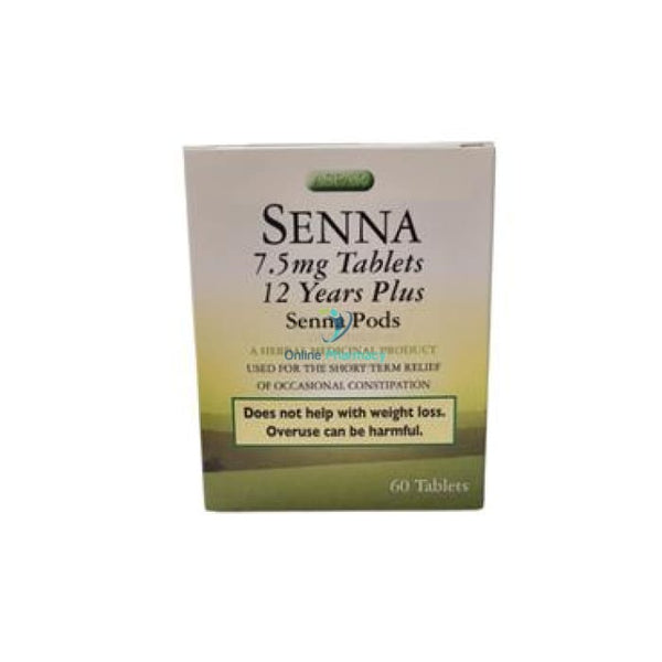 Senna 7.5Mg Tablets Senokot Alternative - 60 Pack Constipation