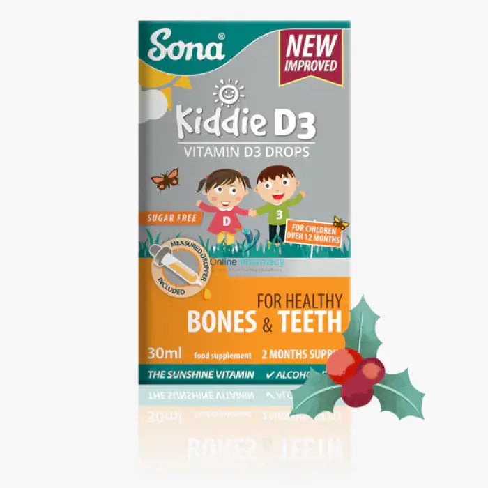 Sona Kiddie D3 Vitamin D Drops For Children - 30Ml Supplements