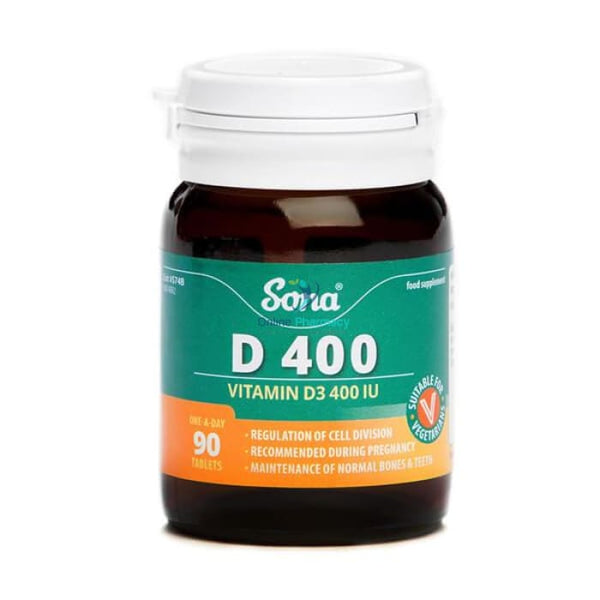 Sona Vitamin D3 400Iu Tablets - 90 Pack D