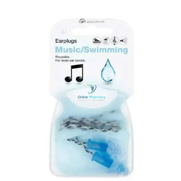 Swedsafe Music / Swim Ear Plugs - Medium/Large Size Plugs