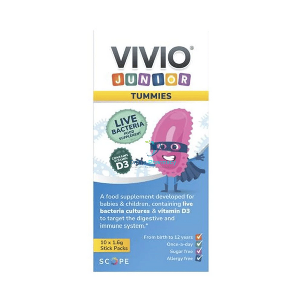 Vivio Junior Tummies - 10 x 1.6g