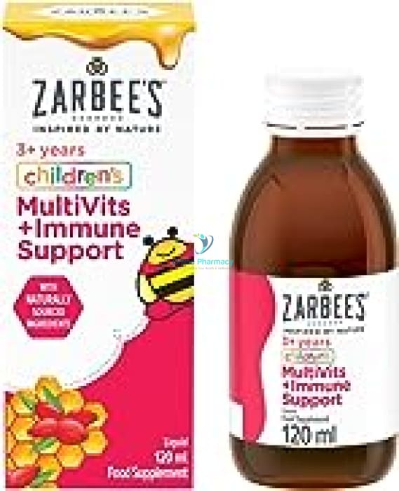 Zarbees Multivits + Immune Support - 120Ml Vitamin