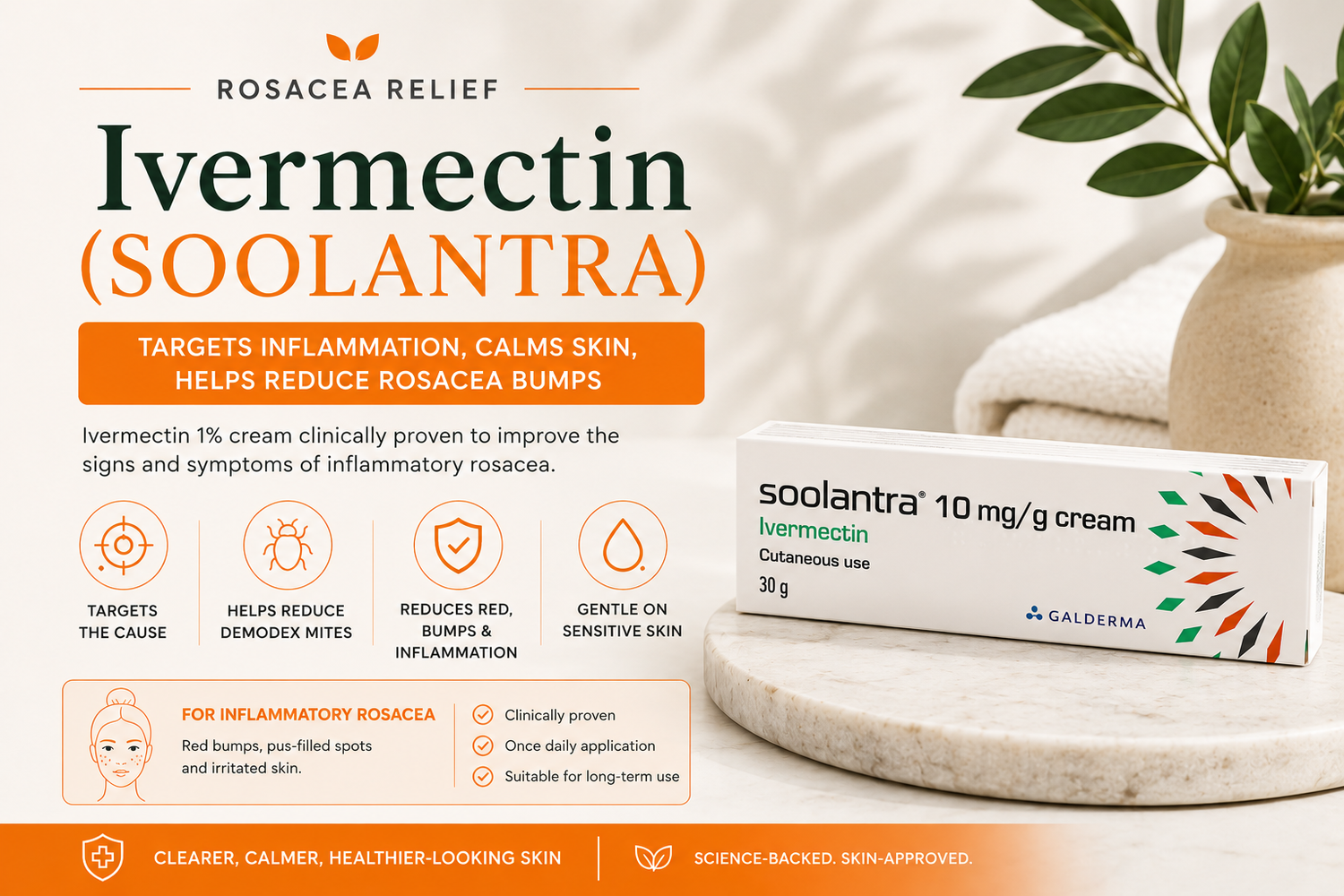 Ivermectin (Soolantra) for Rosacea: Benefits, How It Works & What to Expect