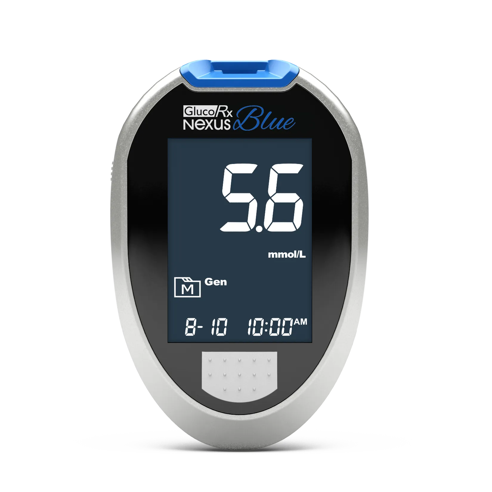 GlucoRx Nexus Blue Blood Glucose Meter
