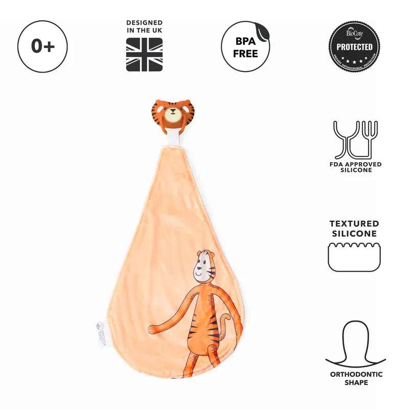 Matchstick Monkey Teddy Tiger Comforter and Soother