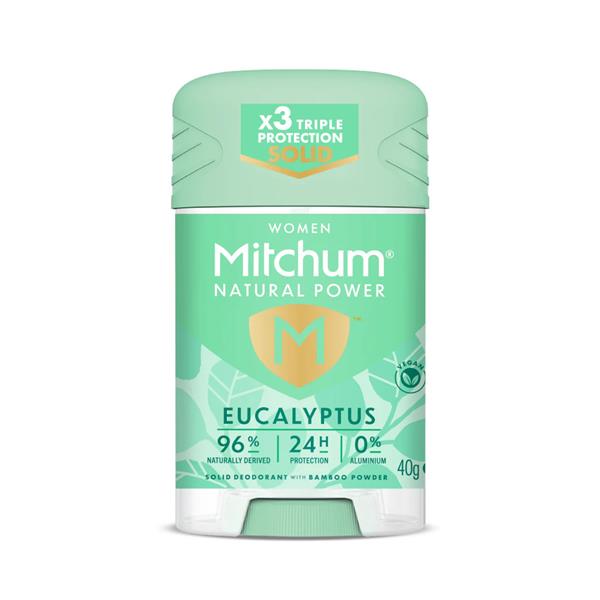 Mitchum Natural Power Eucalyptus Deodorant - 40G