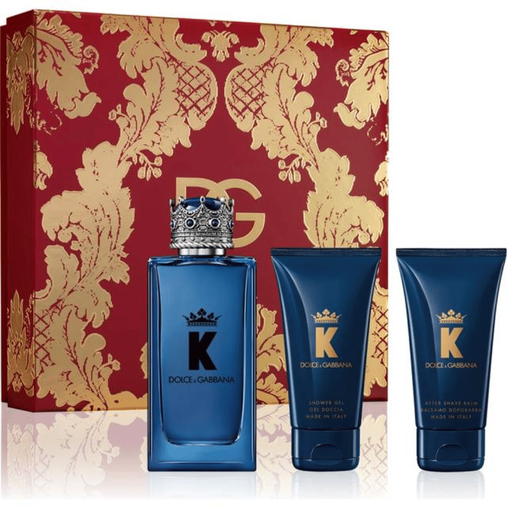 D&G K 100ml 3pc Gift Set100ml Edt Spr, 50ml Shower Gel, 50ml Aftershave Balm