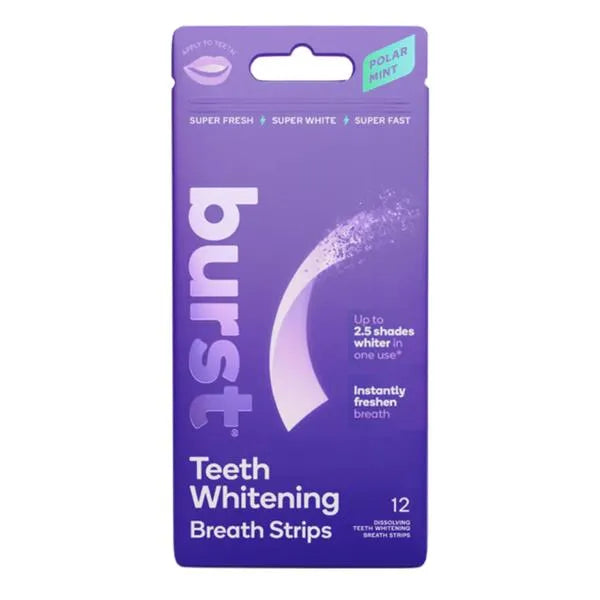 Burst Teeth Whitening Breath Strips - 12