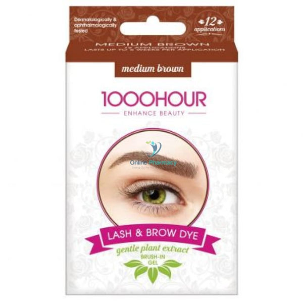 1000 Hour Lash & Brow Dye - Medium Brown - OnlinePharmacy