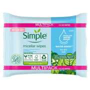 Simple Micellar Wipes Twin Pack - 20 x 2