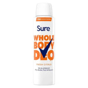 Sure Women Fresh Citrus All Over Body Deodorant Spray  - 150ml