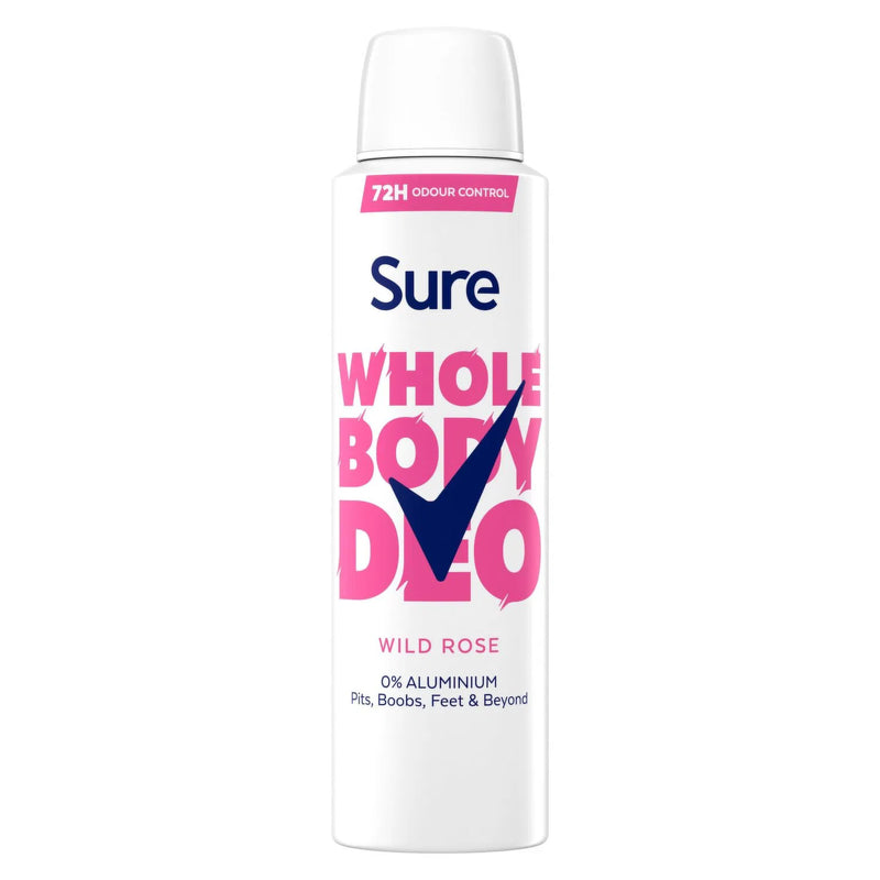 Sure Women Wild Rose Whole Body Deodorant Spray - 150ml