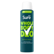 Sure Men Active Fresh 72hr Whole Body Deodorant Spray 150ml