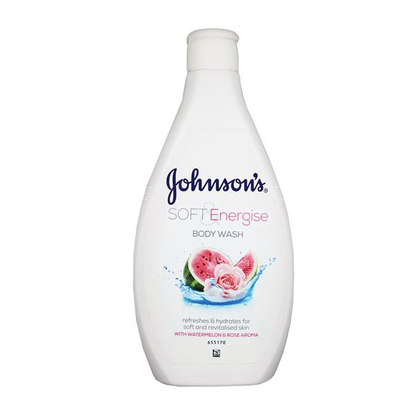 Johnoson's Soft & Energise Body Wash with Watermelon & Rose Aroma - 400ml