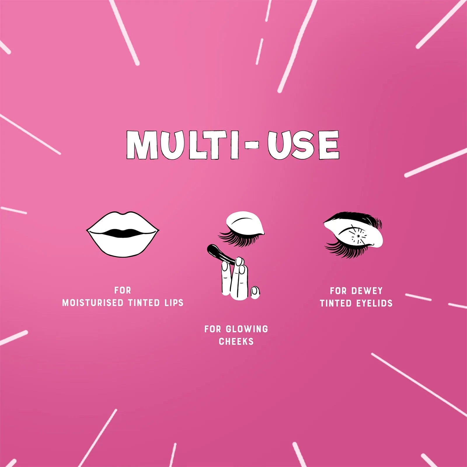Dr Lipp Multi Use Tint Balm Lips/Cheeks/Eyes Sweet Potato Pigment - 8ml
