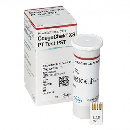 Coaguchek XS PT PST Test Strips - 24 Pack