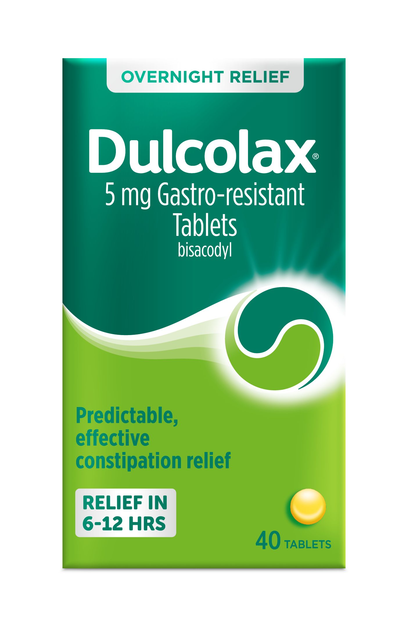 Dulcolax 5mg Gastro Resistant Tablets - 20/40/60 Pack